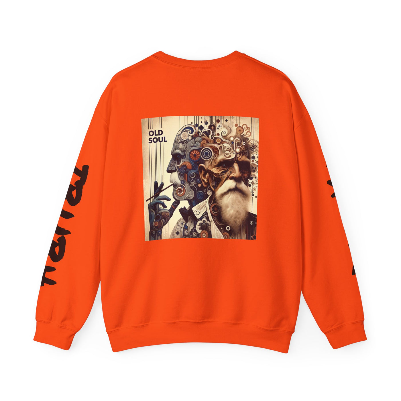 Cosmic Vibes Unisex Crewneck Sweatshirt with Artistic Print