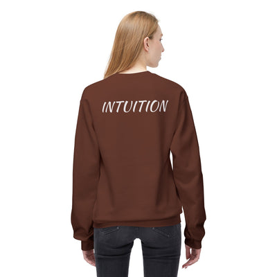 Unisex Crewneck Sweatshirt - '111' Front & 'INTUITION' Back Design