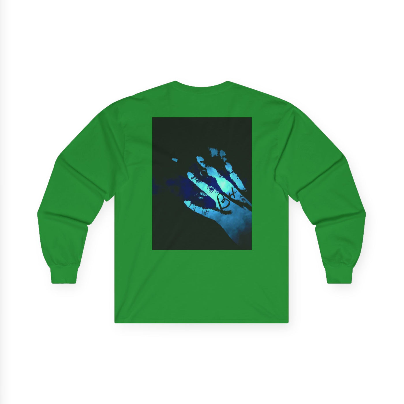 Unisex Ultra Cotton Long Sleeve Tee - 'IBHB4' Graphic Tee with Hand Design