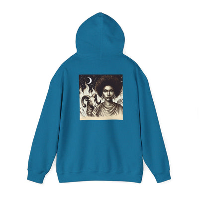 Aries Woman Hoodie - Astrology Inspired Heavy Blend Sweatshirt