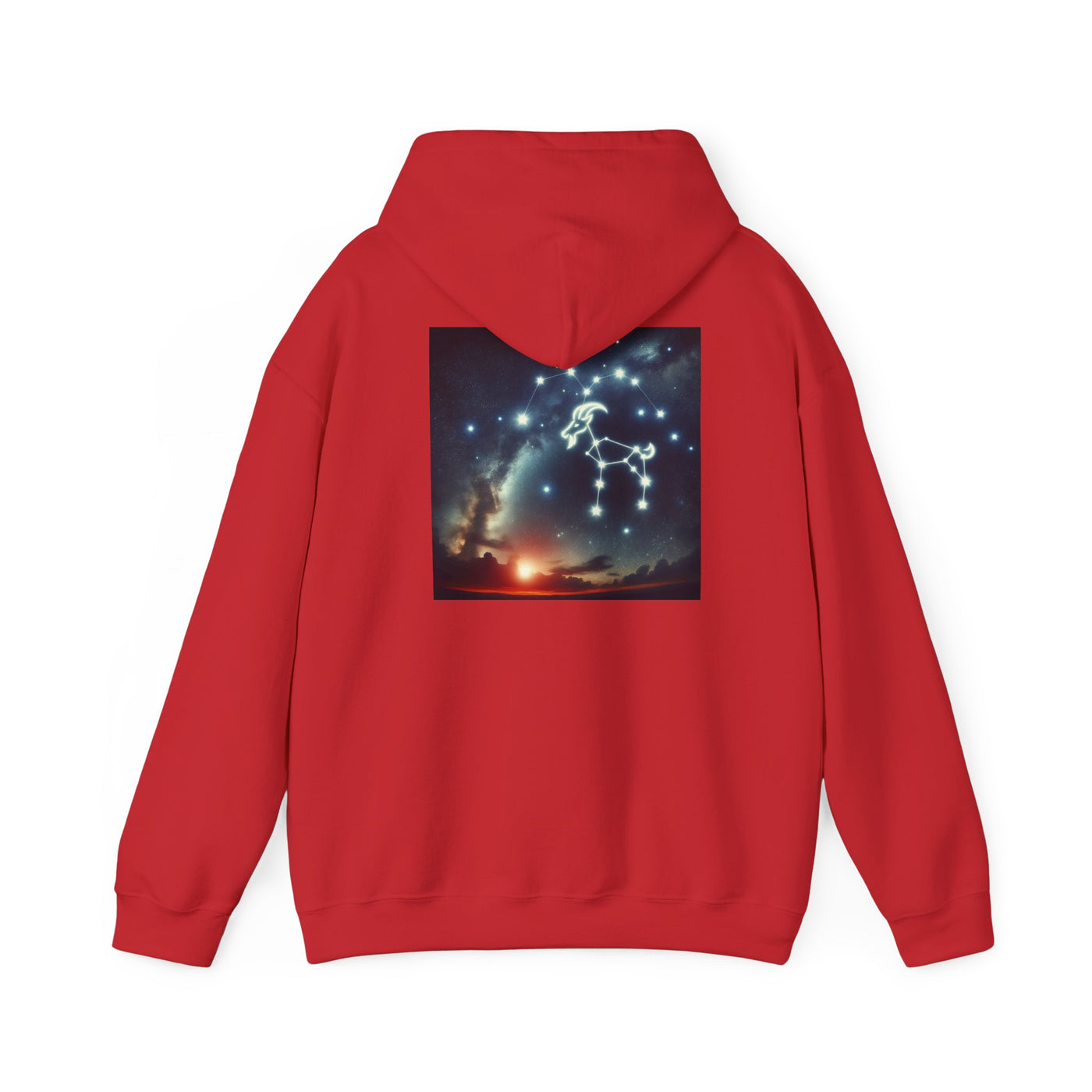 Capricorn Man Zodiac Hoodie - Unisex Heavy Blend Sweatshirt with Constellation Design