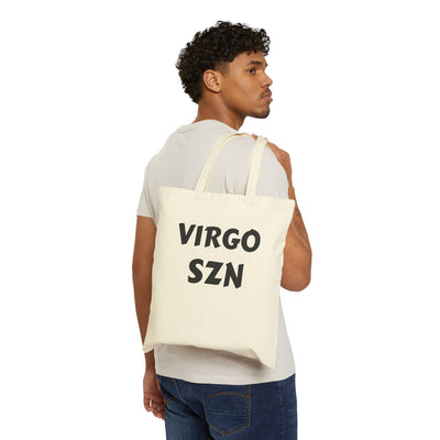 Virgo Made Cotton Canvas Tote Bag | Astrology Tote | Eco-Friendly Bag | Gift for Virgo | Reusable Grocery Tote