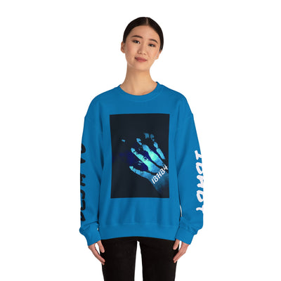 Futuristic Handprint Crewneck Sweatshirt - Unisex Heavy Blend™