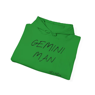 Gemini Man Hoodie - Celestial Design for Zodiac Lovers