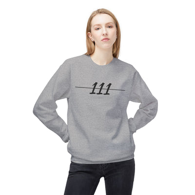 Unisex Crewneck Sweatshirt - '111' Front & 'INTUITION' Back Design