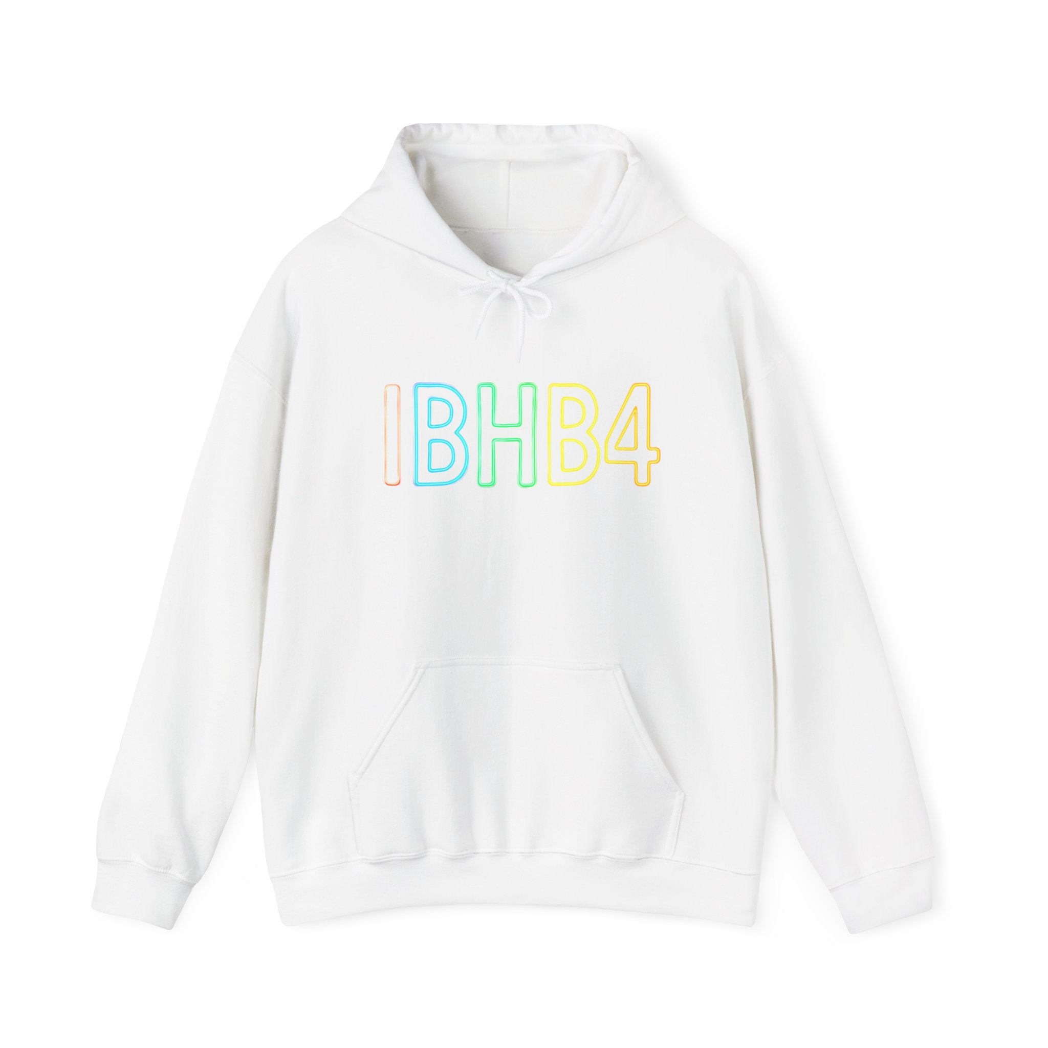 Pastel Rainbow Hoodie with IBHB4 Design