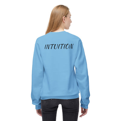 Unisex Crewneck Sweatshirt - '111' Front & 'INTUITION' Back Design