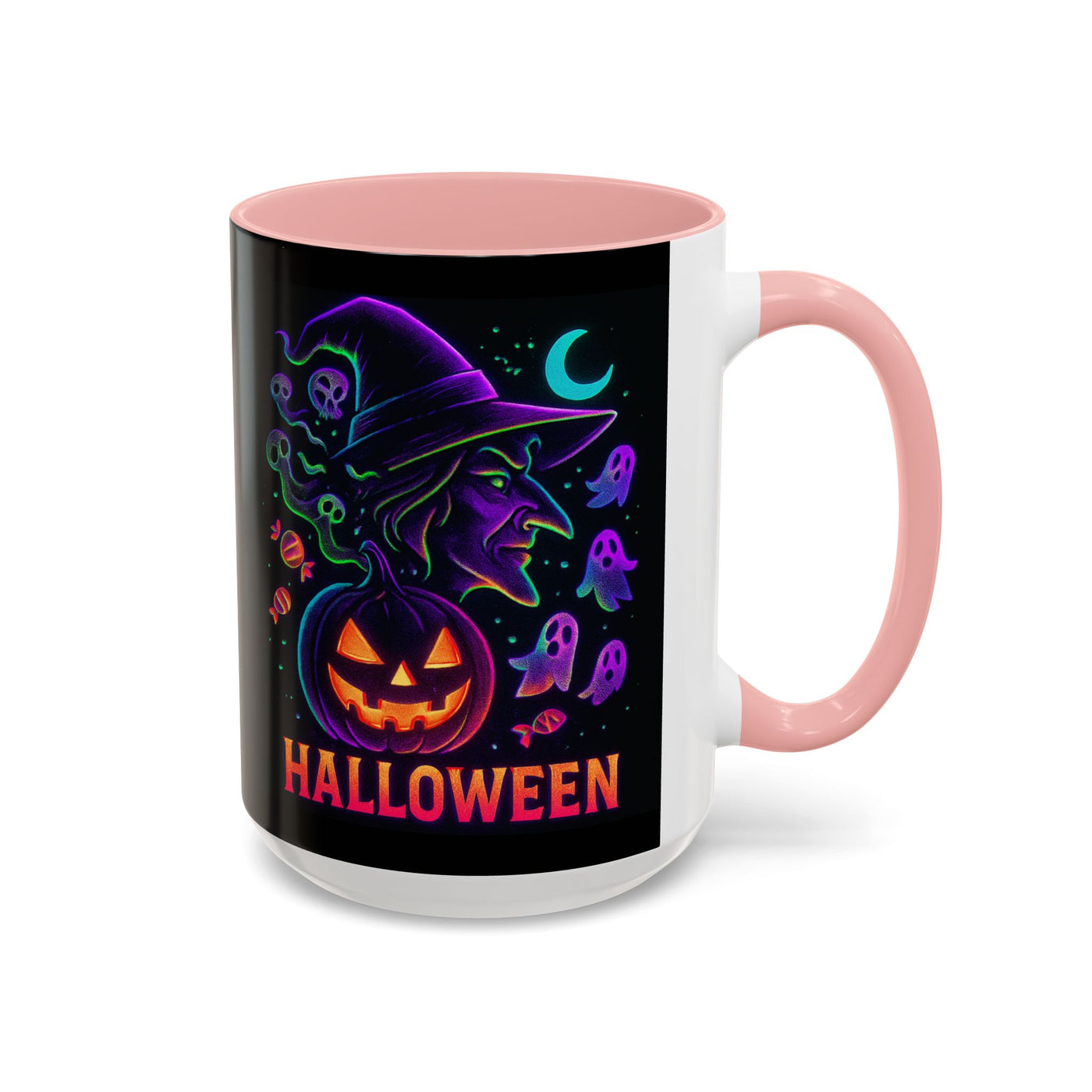 Halloween-Themed Accent Coffee Mug - Fun & Spooky Design
