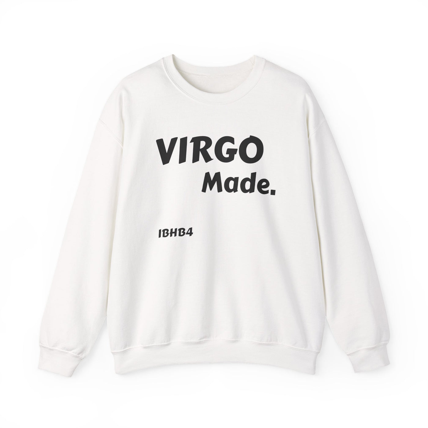 Virgo Made Unisex Heavy Blend Crewneck Sweatshirt, Cozy Sweatshirt, Astrology Gift, Virgo Birthday Apparel, Casual Wear, Zodiac Style