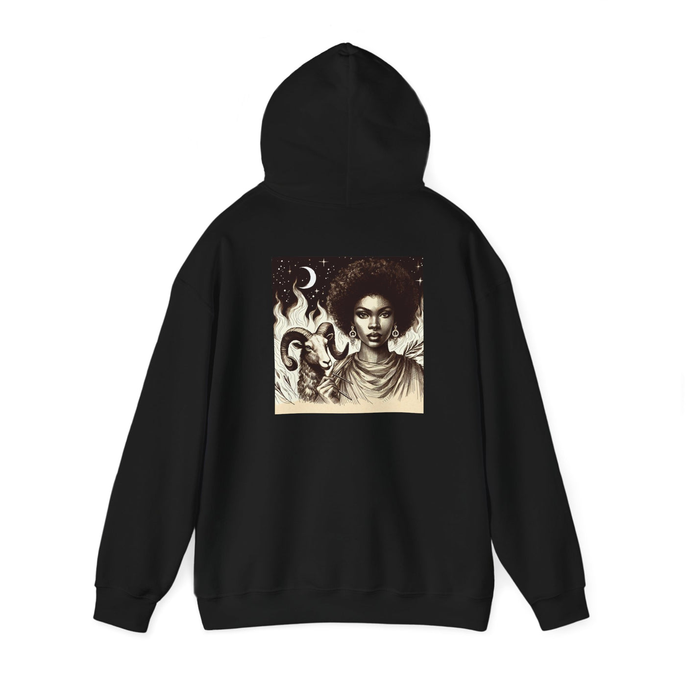 Aries Woman Hoodie - Astrology Inspired Heavy Blend Sweatshirt