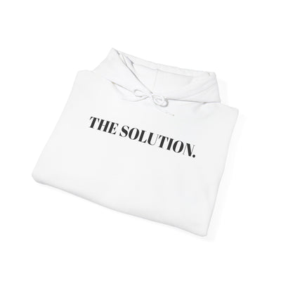 Unisex Heavy Blend Hooded Sweatshirt - The Solution | Cozy Casual Wear, Gift for Friends, Motivational Hoodie, Everyday Apparel