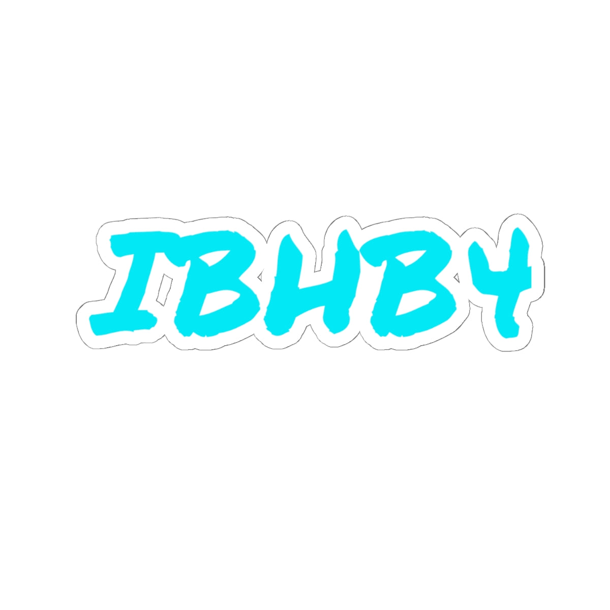 Trendy Kiss-Cut Stickers - 'IBHB4' Design for Personalization and Gift Giving