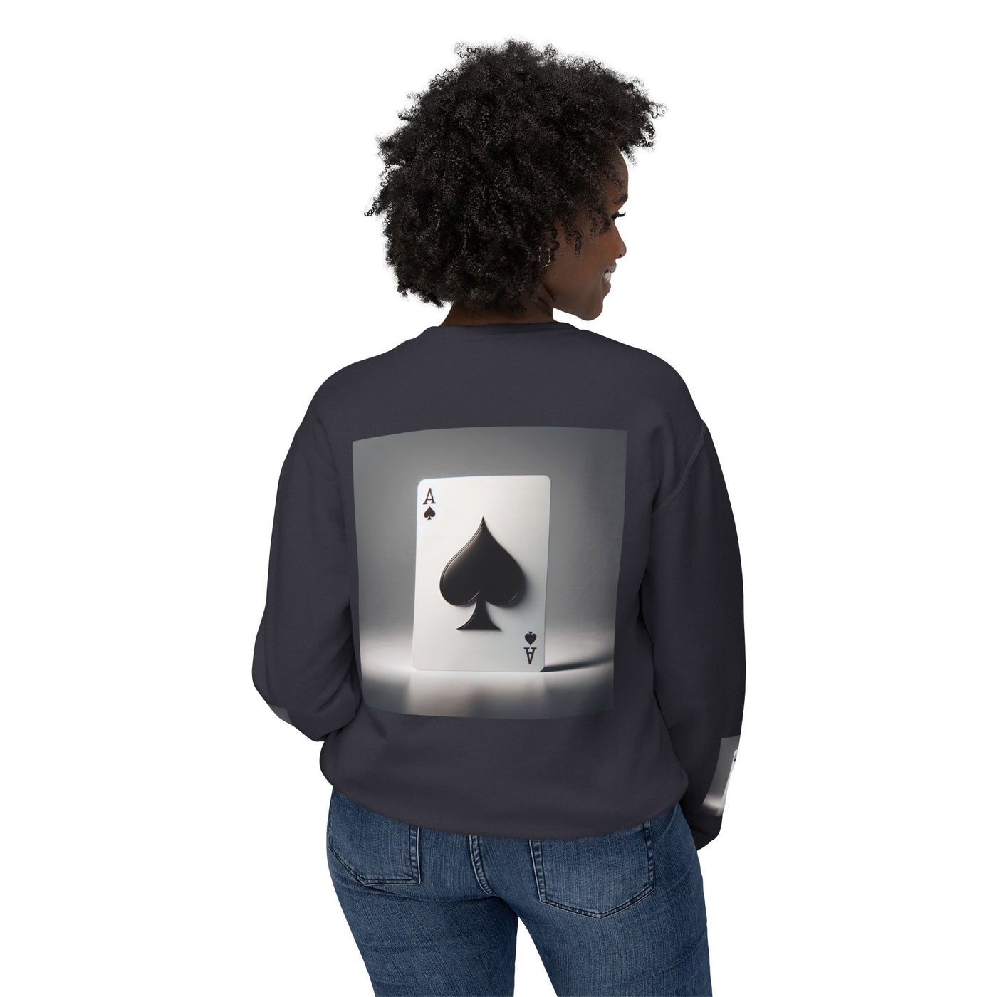 Unisex Crewneck Sweatshirt - 'A Spade = A Spade' Design