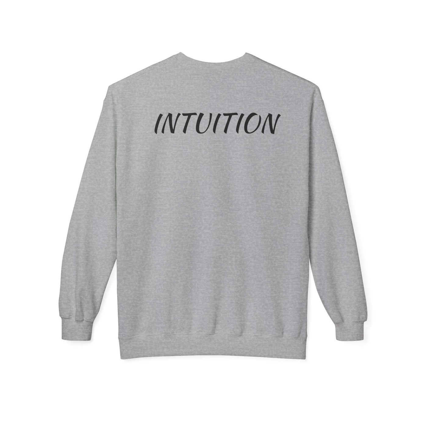 Unisex Crewneck Sweatshirt - '111' Front & 'INTUITION' Back Design