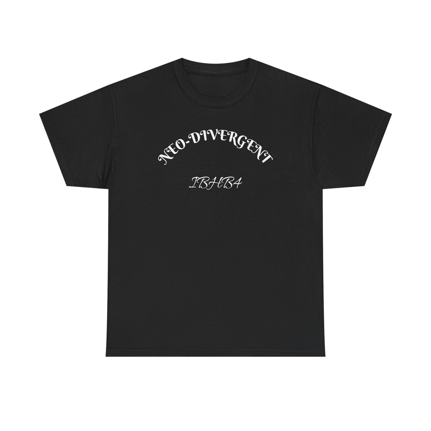 Neo-Divergent Unisex Heavy Cotton Tee, Casual Wear, Urban Fashion, Gift for Friends, Trendy Streetwear, Graphic Tee