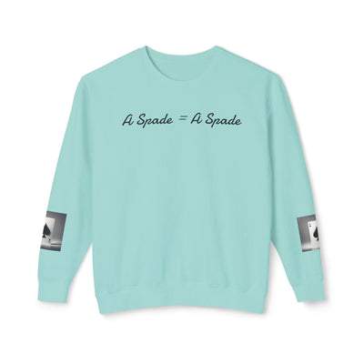 Unisex Crewneck Sweatshirt - 'A Spade = A Spade' Design
