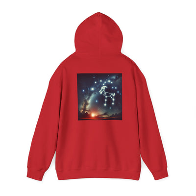 Capricorn Man Zodiac Hoodie - Unisex Heavy Blend Sweatshirt with Constellation Design