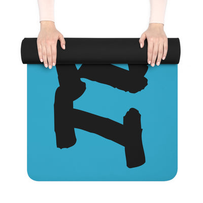 Inspirational Rubber Yoga Mat - Non-Slip Exercise Mat for Yoga & Fitness