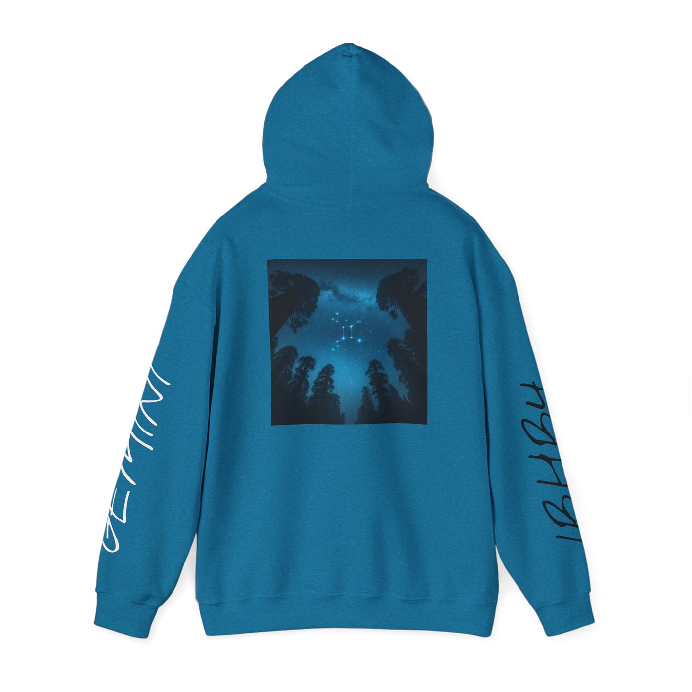 Gemini Man Hoodie - Celestial Design for Zodiac Lovers