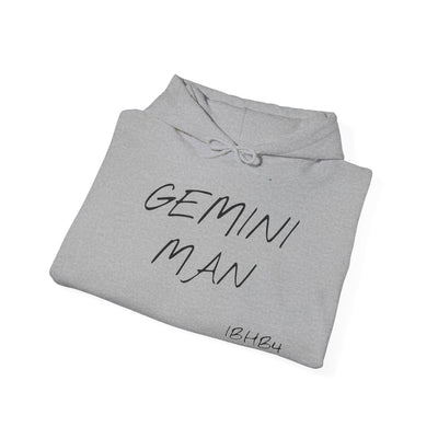 Gemini Man Hoodie - Celestial Design for Zodiac Lovers