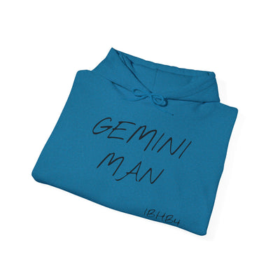 Gemini Man Hoodie - Celestial Design for Zodiac Lovers