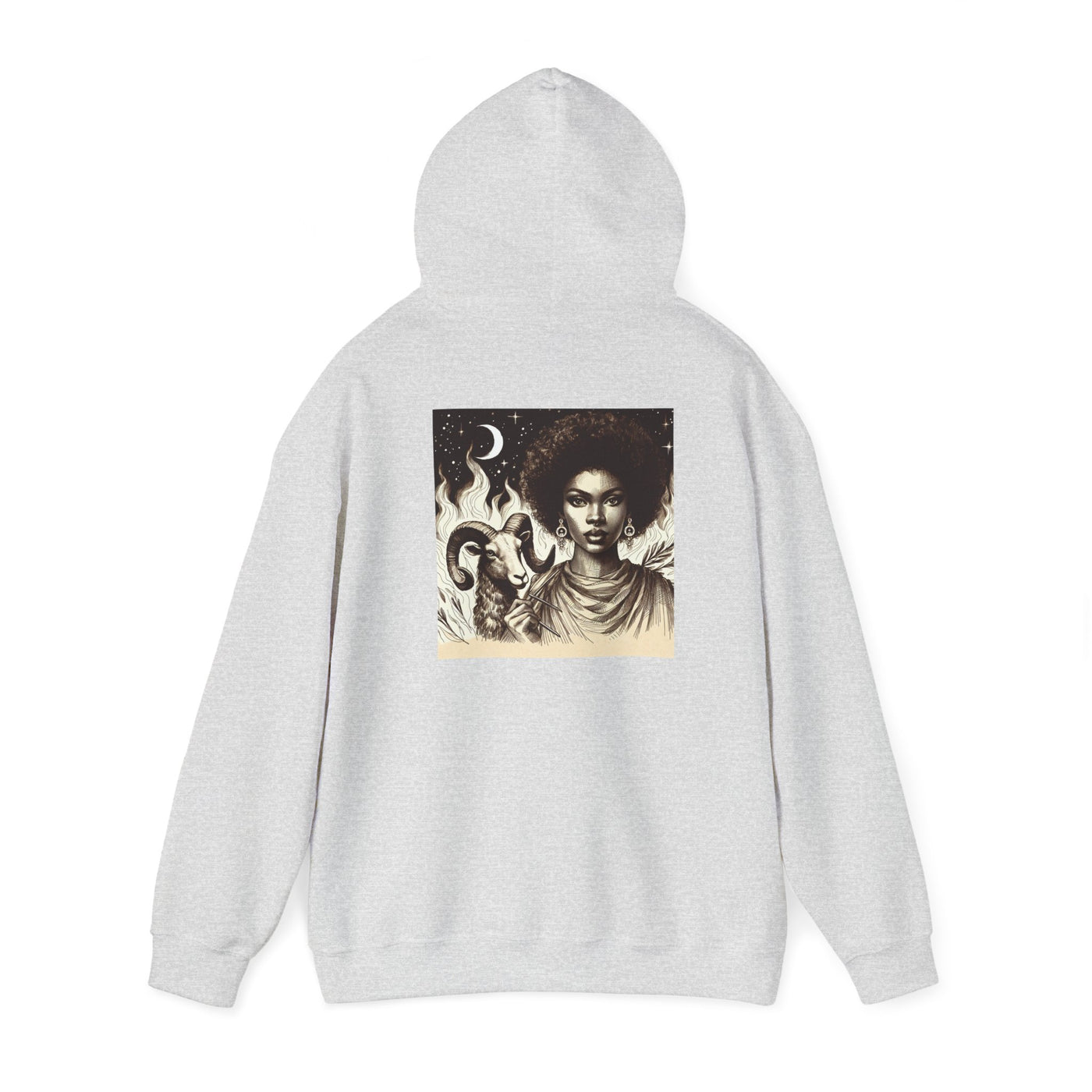 Aries Woman Hoodie - Astrology Inspired Heavy Blend Sweatshirt