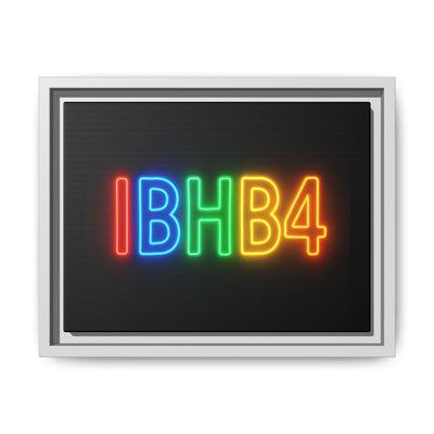 Colorful Neon Wall Art - Modern Matte Canvas, Framed Art Print, Home Decor, Unique Gift, Vibrant Statement Piece, Birthday, Celebration