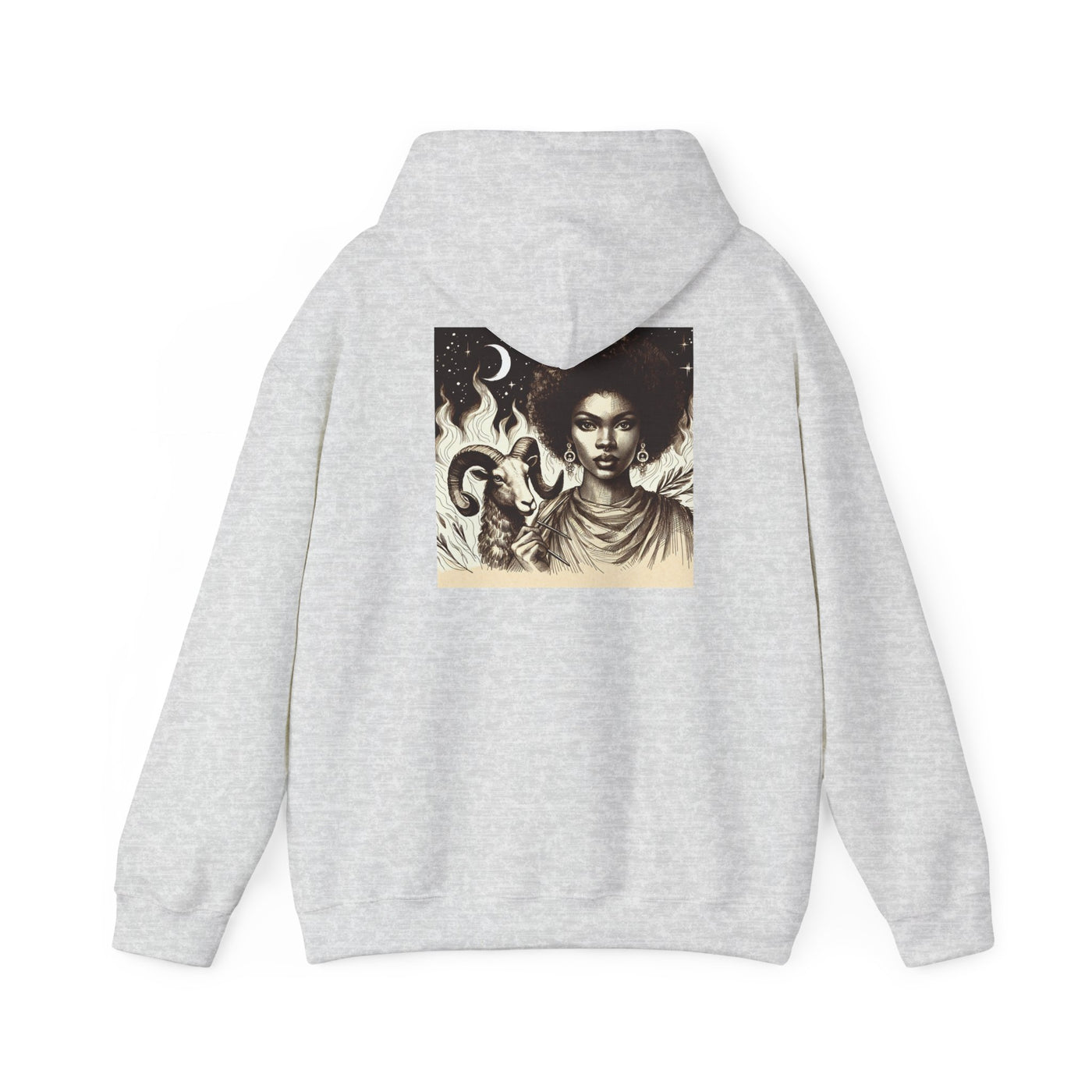 Aries Woman Hoodie - Astrology Inspired Heavy Blend Sweatshirt