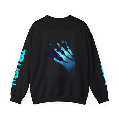 Cosmic Vibes Unisex Crewneck Sweatshirt with Artistic Print