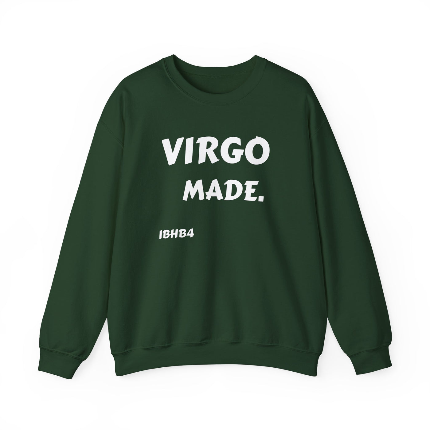 Virgo Made Unisex Heavy Blend Crewneck Sweatshirt, Cozy Sweatshirt, Astrology Gift, Virgo Birthday Apparel, Casual Wear, Zodiac Style