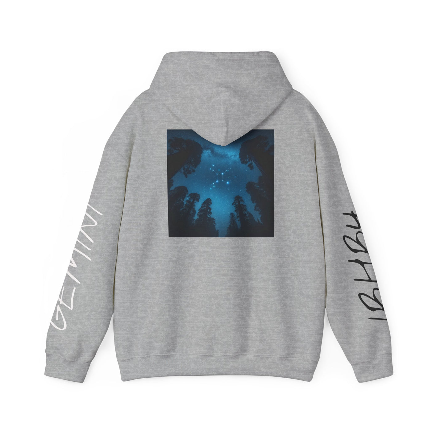 Gemini Man Hoodie - Celestial Design for Zodiac Lovers