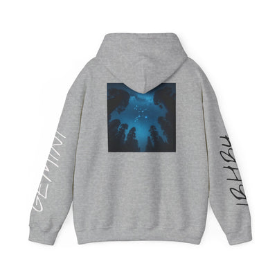 Gemini Man Hoodie - Celestial Design for Zodiac Lovers