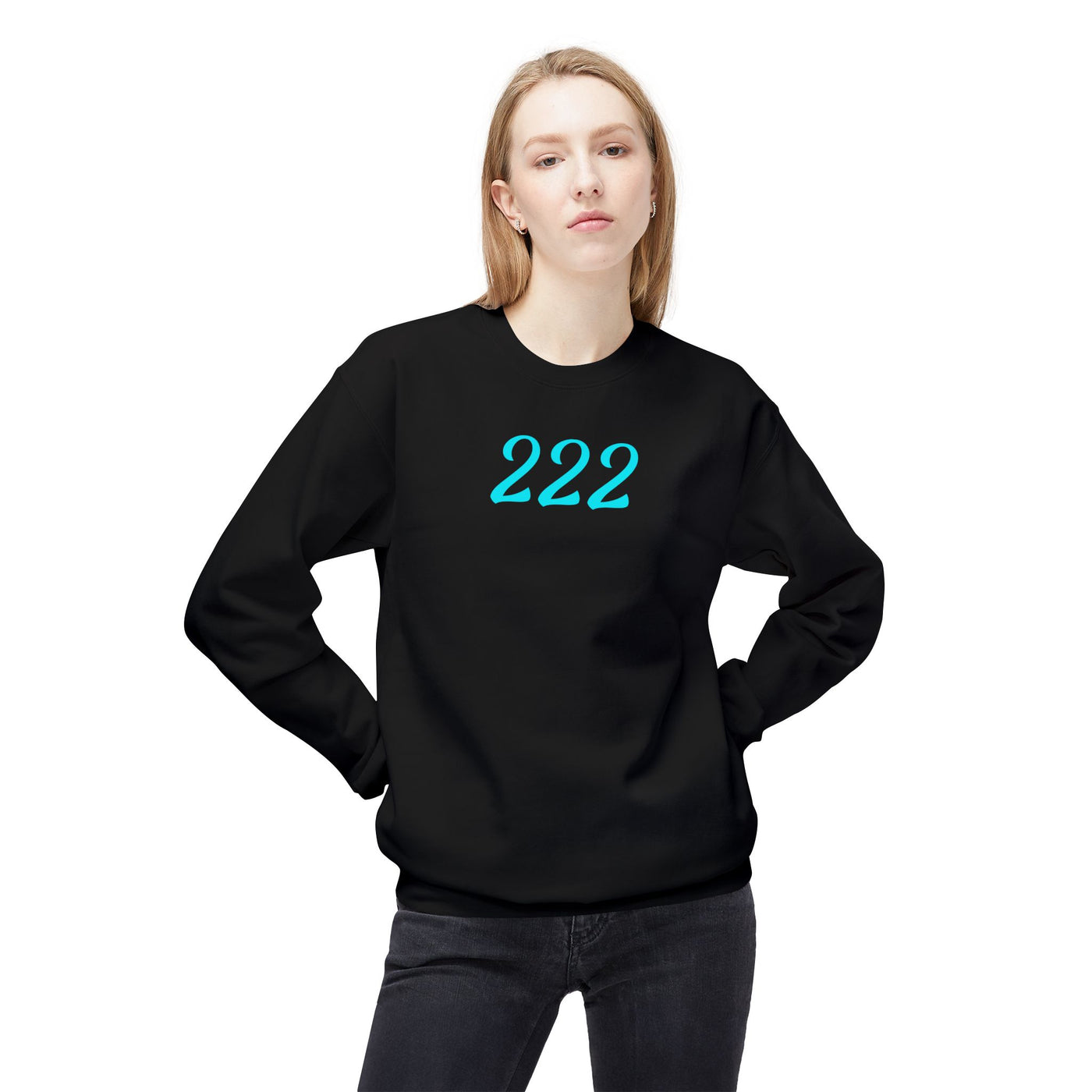 Unisex Softstyle Fleece Crewneck Sweatshirt - '222 Balance'