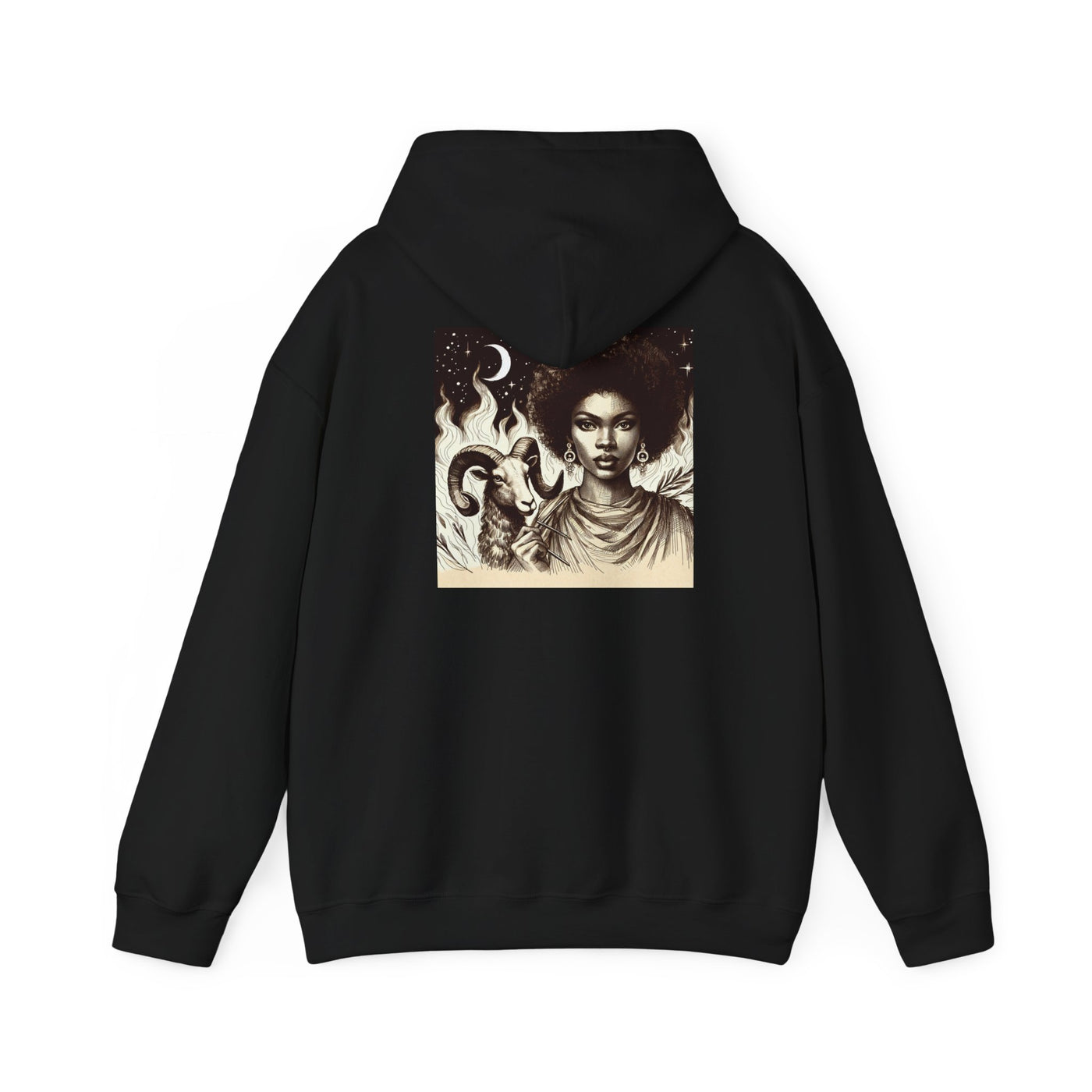 Aries Woman Hoodie - Astrology Inspired Heavy Blend Sweatshirt