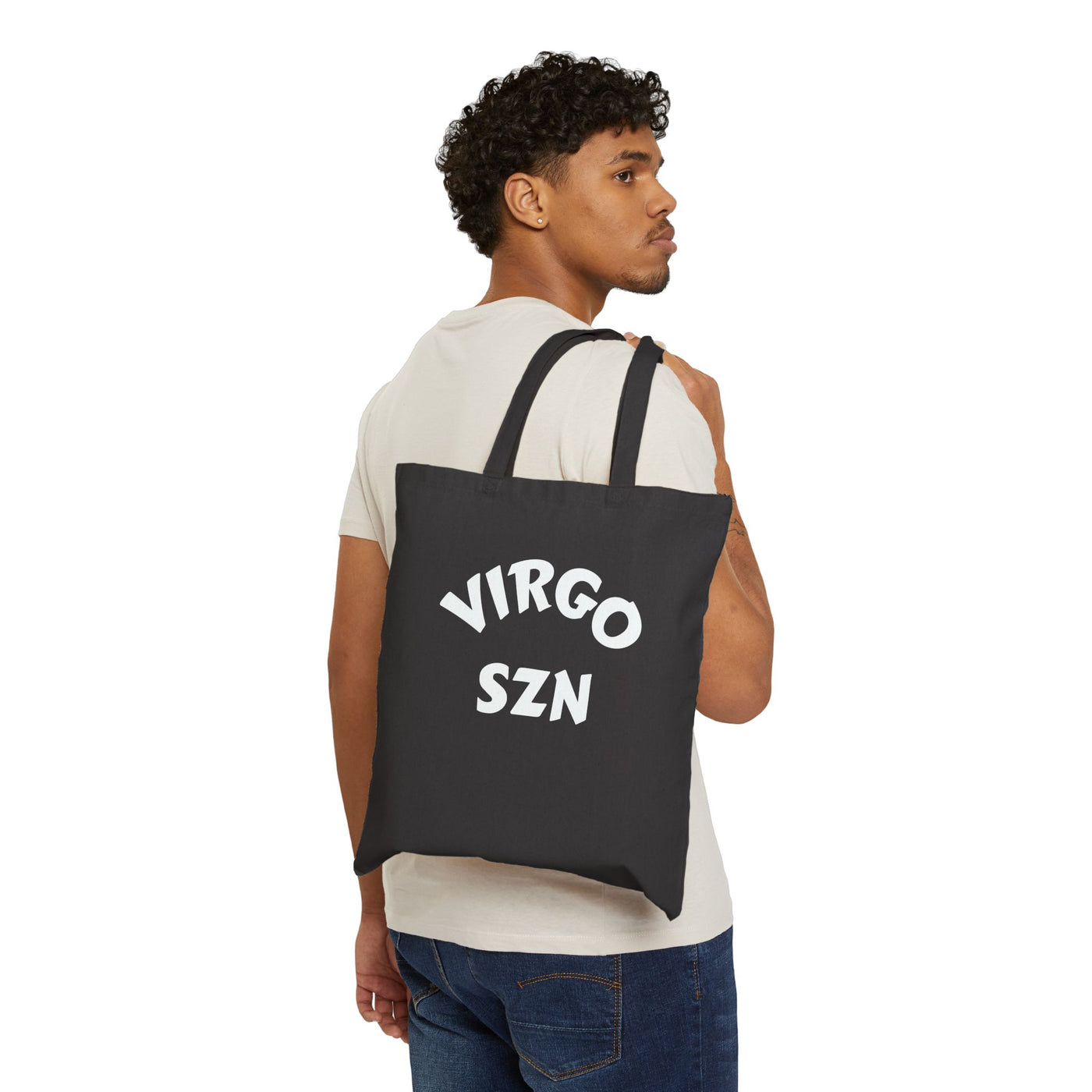 Virgo Made Cotton Canvas Tote Bag | Astrology Tote | Eco-Friendly Bag | Gift for Virgo | Reusable Grocery Tote