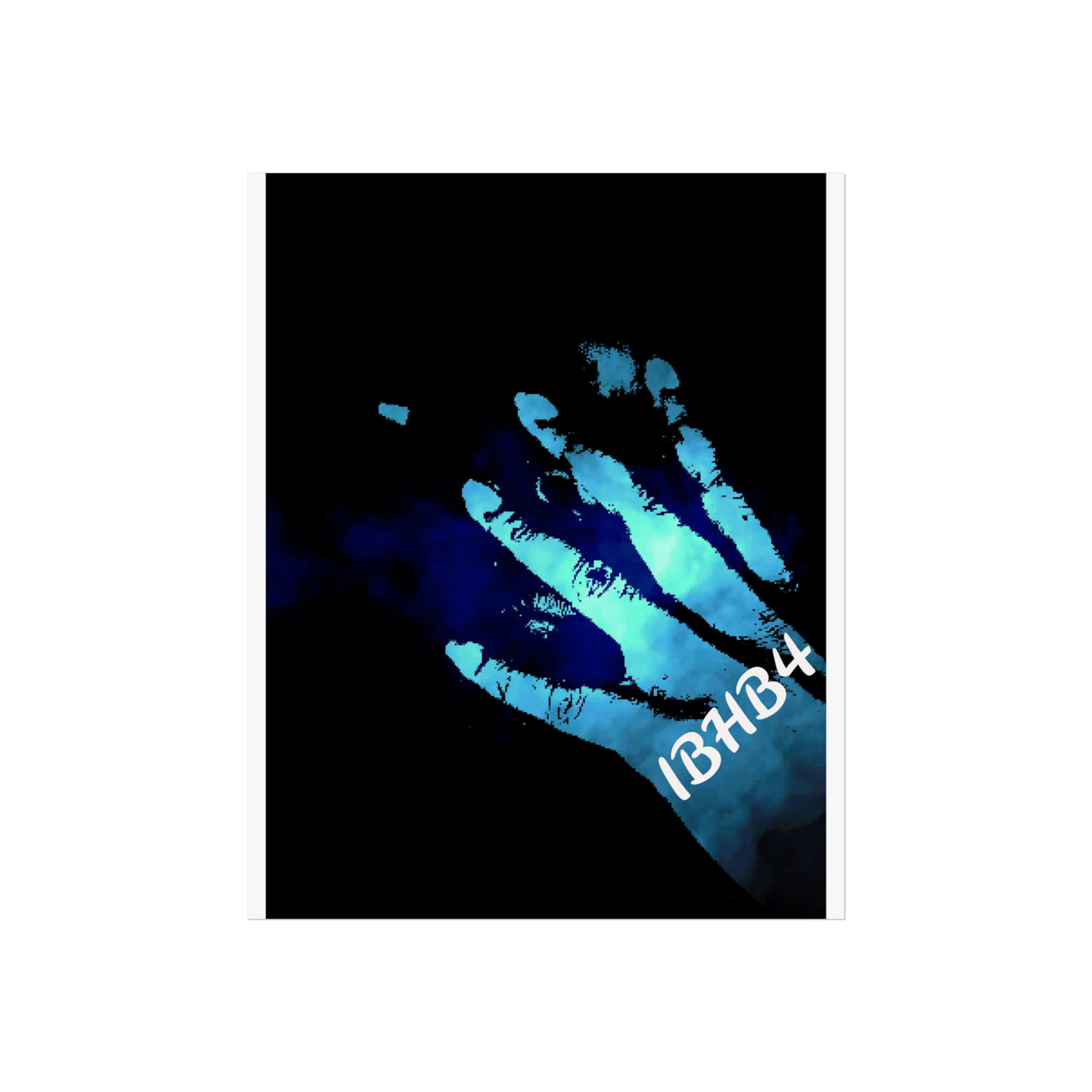 Contemporary Fine Art Poster - Unique Handprint Design for Home Decor