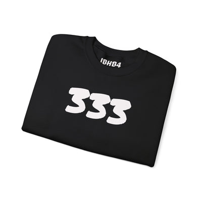 Unisex Heavy Blend Crewneck Sweatshirt with 333 Graphic - Cozy, Trendy Streetwear