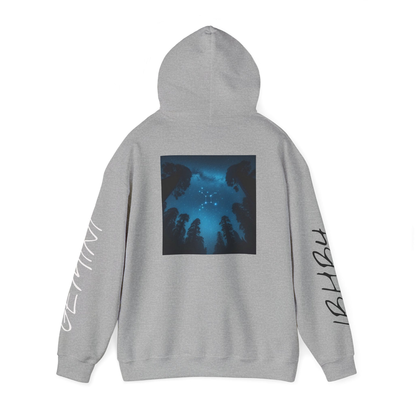 Gemini Man Hoodie - Celestial Design for Zodiac Lovers