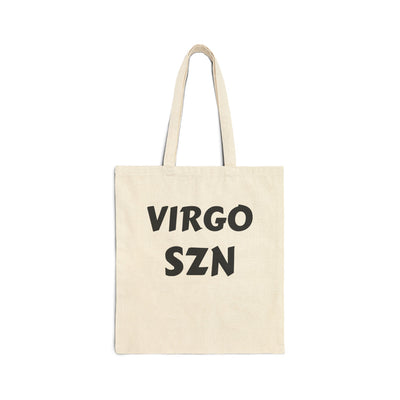 Virgo Made Cotton Canvas Tote Bag | Astrology Tote | Eco-Friendly Bag | Gift for Virgo | Reusable Grocery Tote