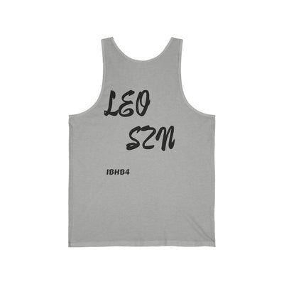 Unisex Jersey Tank Top for Leo Season | Horoscope Apparel, Zodiac Gift, Astrology Tee, Summer Fashion, Birthday Clothes