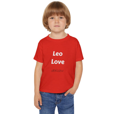 Leo Toddler T-Shirt - Zodiac Kids Tee, Astrological Gift for Birthdays, Cute Toddler Astrology Apparel