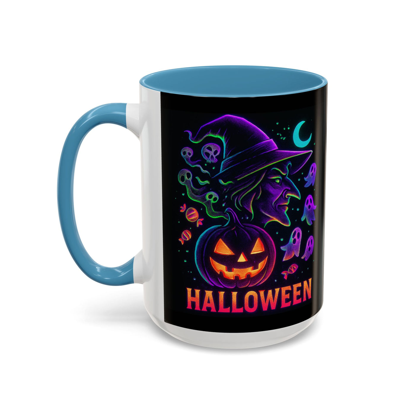 Halloween-Themed Accent Coffee Mug - Fun & Spooky Design