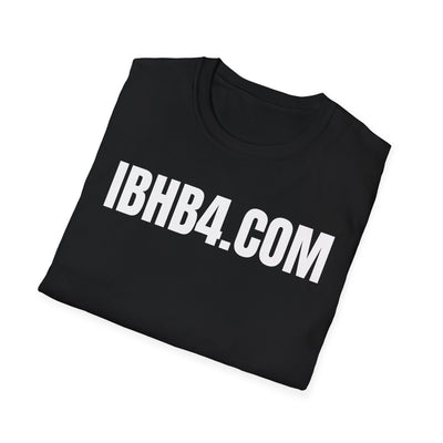 Unisex Softstyle T-Shirt with IBHB4.COM Print - Trendy Casual Wear, Gift for Friends, Graphic Tee, Everyday Essentials, Summer Style