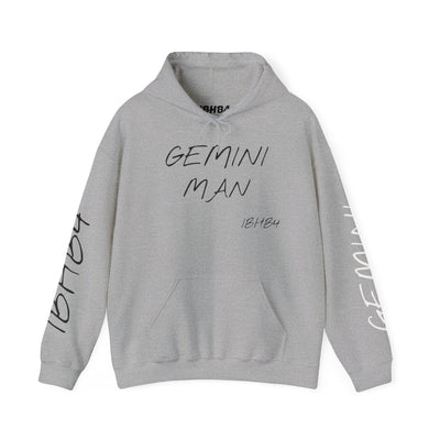 Gemini Man Hoodie - Celestial Design for Zodiac Lovers