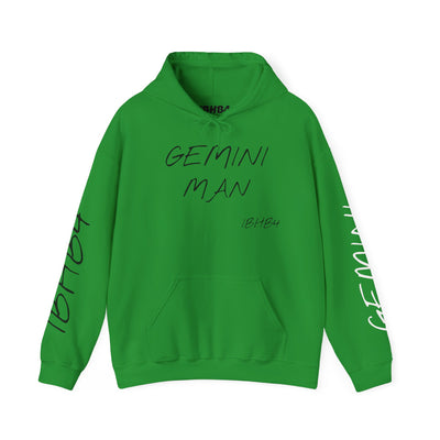Gemini Man Hoodie - Celestial Design for Zodiac Lovers