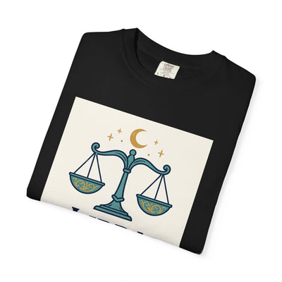 Libra Zodiac T-Shirt, Astrology Tee, Gift for Libras, Birthday Shirt, Unisex Casual Wear, Horoscope Apparel