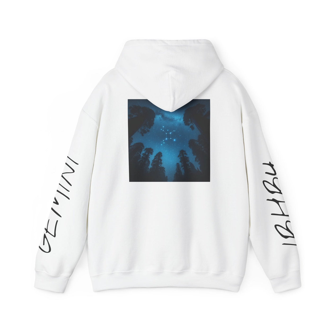 Gemini Man Hoodie - Celestial Design for Zodiac Lovers