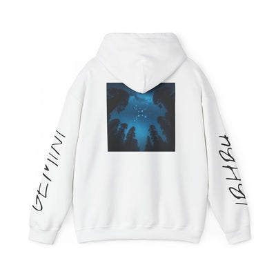 Gemini Man Hoodie - Celestial Design for Zodiac Lovers
