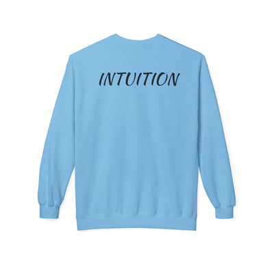 Unisex Crewneck Sweatshirt - '111' Front & 'INTUITION' Back Design