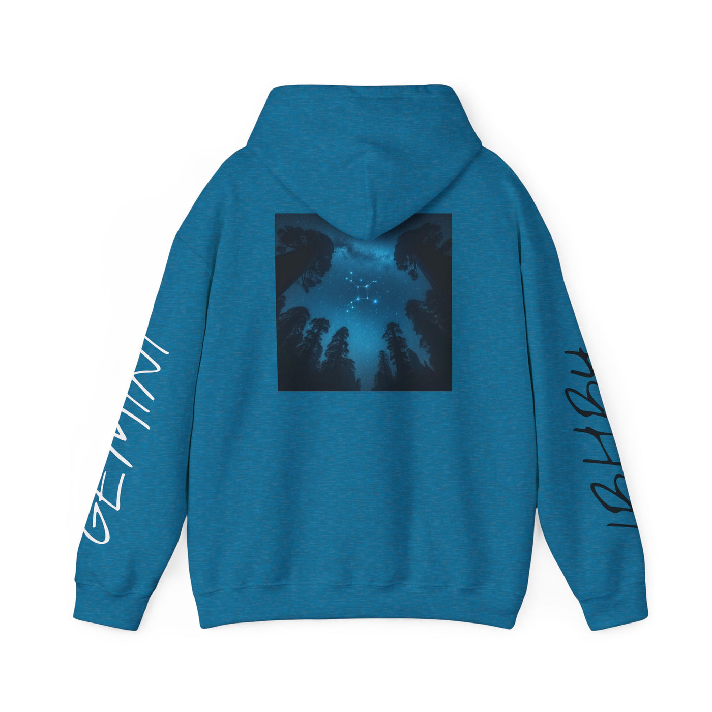Gemini Man Hoodie - Celestial Design for Zodiac Lovers